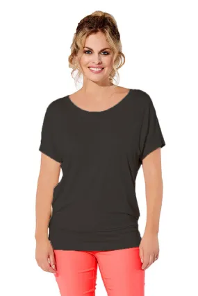 Arianne MARIE Short Sleeve Top, Black (7301)