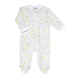 Berry Wildflowers Zipper Footie