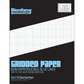 Bienfang 8x8 Gridded Paper Pad 8.5"X11"