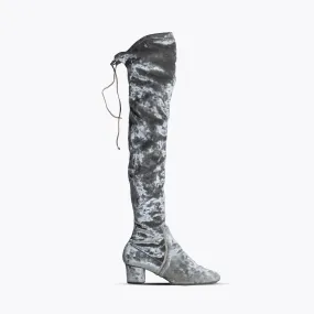 CHARLOTTE OLYMPIA BOOTS SILVERY