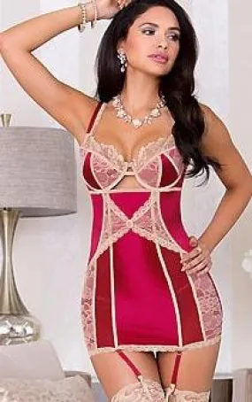 Crimson Sapphire & Diamonds Chemise