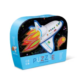 crocodile creek 12 piece mini puzzle - blast off