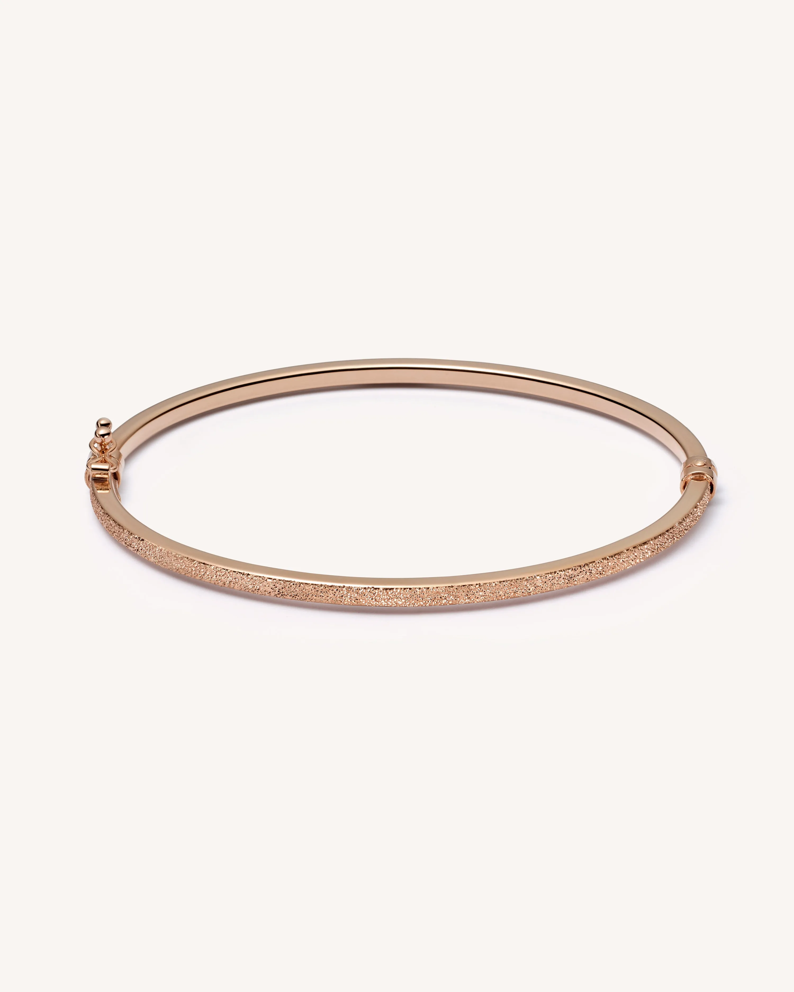 Florentine Finish Oval Bangle