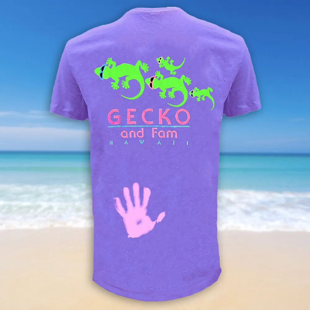 Gecko Fam Hyper Tee Purple-to-Pink