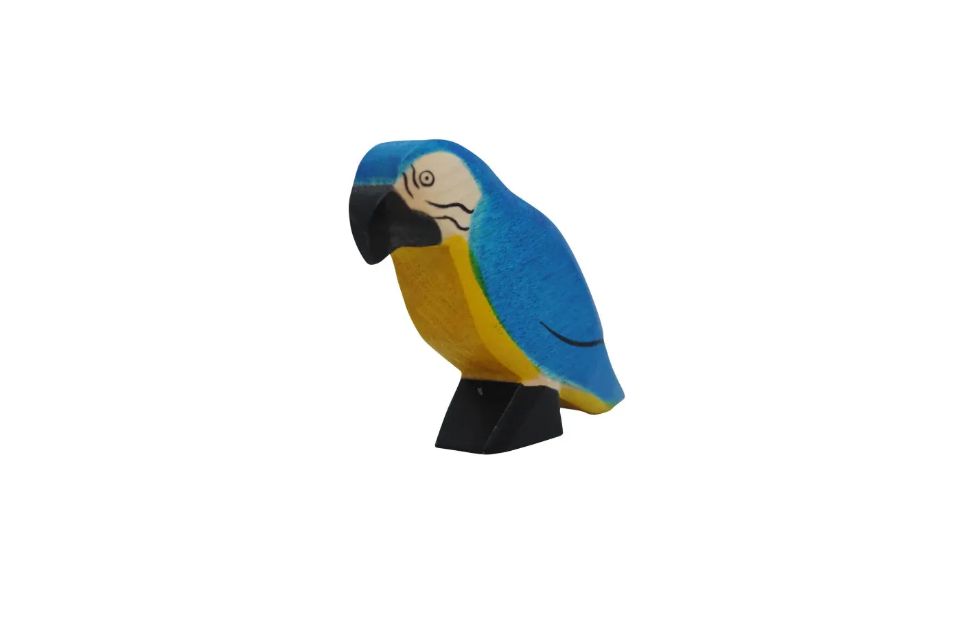 Handmade Holzwald Blue Parrot