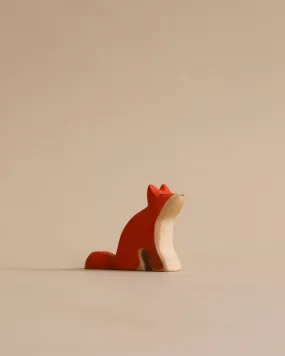 Handmade Holzwald Sitting Fox