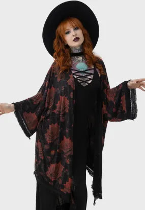 Killstar - Blood Rose Black/Red - Kimono