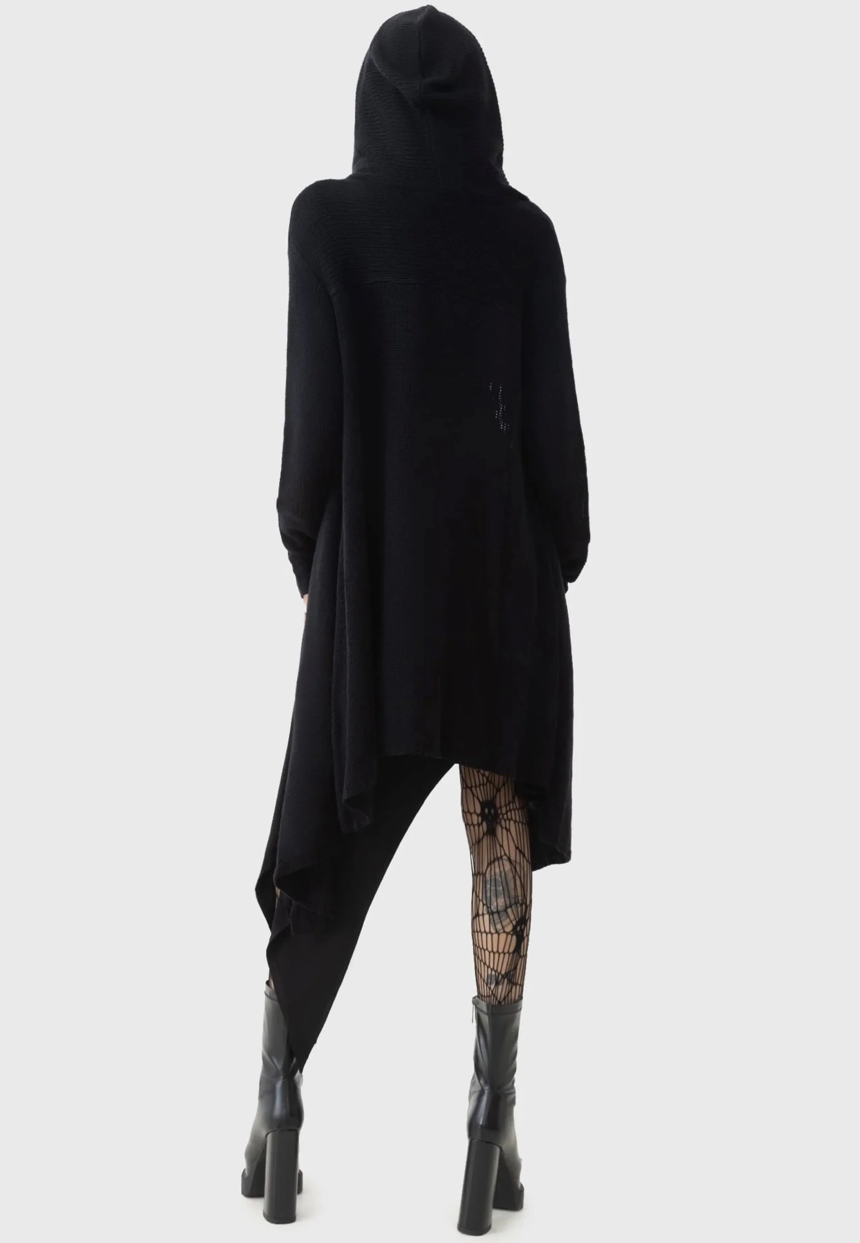 Killstar x Kihilist - Last Quarter Hooded Black - Cardigan