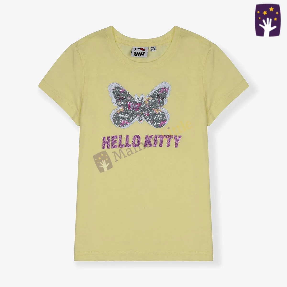 Kitty Sequin Yellow Shirt 10326