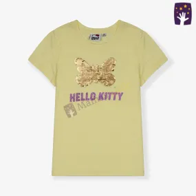 Kitty Sequin Yellow Shirt 10326