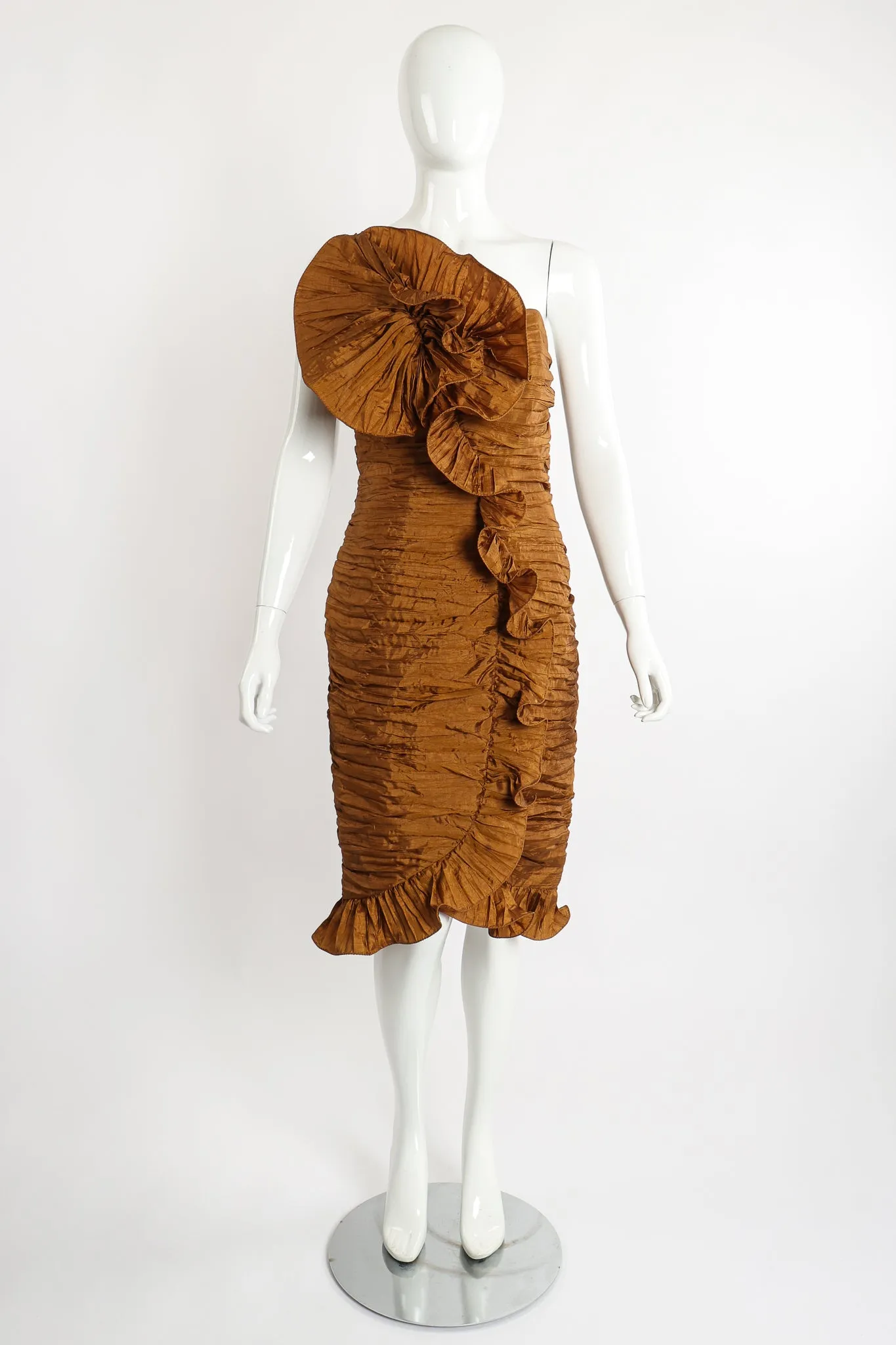 Philodendron Ruffle Dress