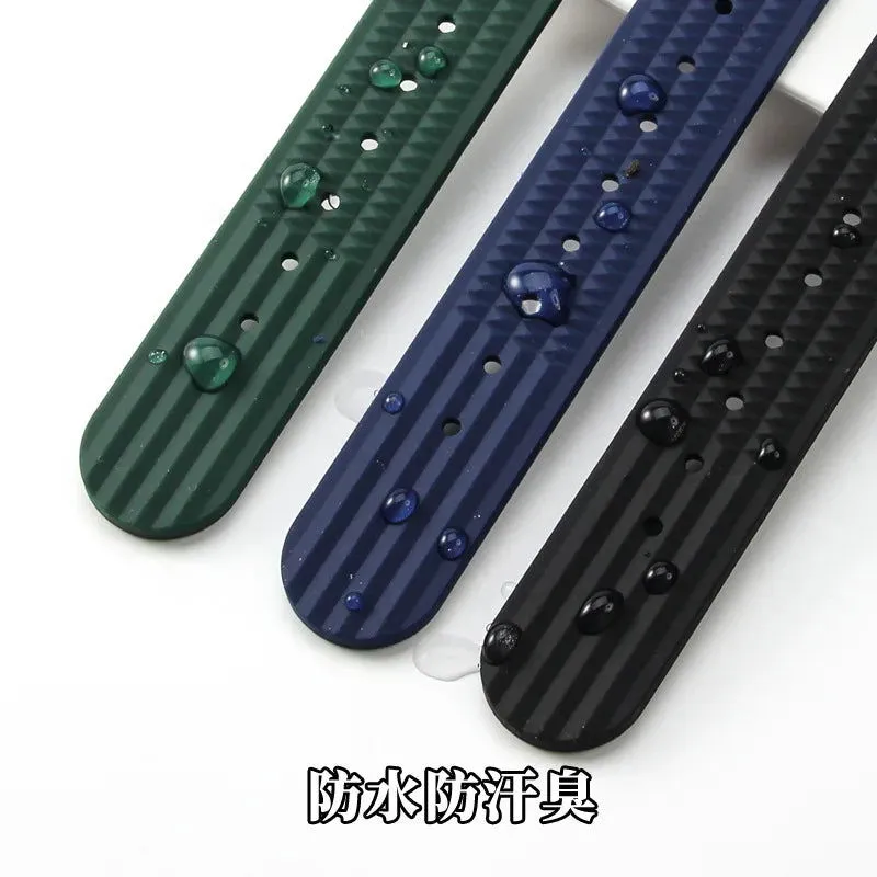 Premium Soft Rubber Waffle Universal Replacement Watch Band