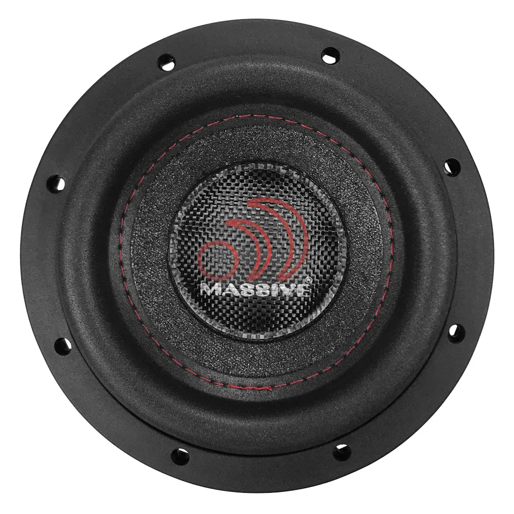 SUMMO64S - 6 200 Watts RMS Dual 4 Ohm, 1.5 V.C. Shallow Mount Subwoofer