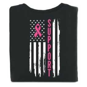 Support Flag Breast Cancer T-Shirt