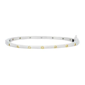 Thin Bezel Stacking Bangle