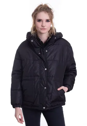 Urban Classics - Oversized Hooded Puffer Black - Jacket