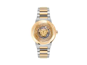 Versace Medusa Infinite Skeleton Quartz Watch, Golden, 38mm, VE3G00122