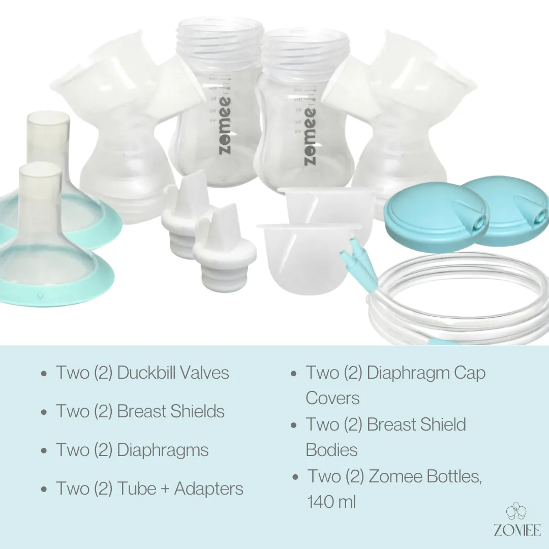 Z2 Breast Shield Kit For Double Pumping (Set of 2)